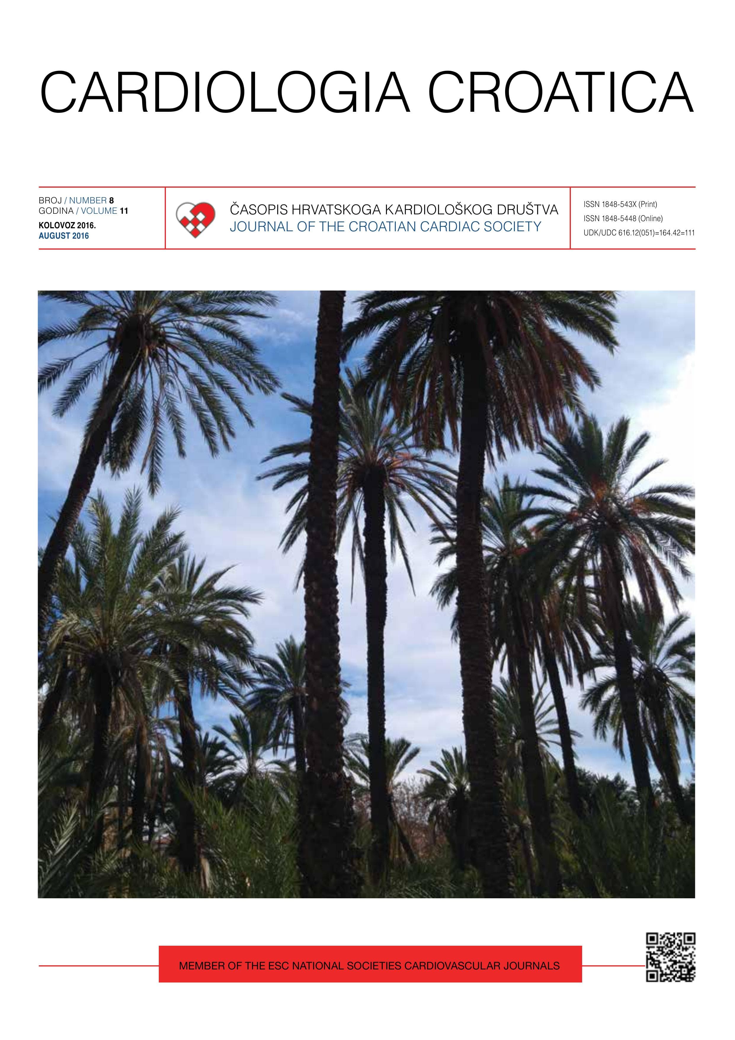 Cardiologia Croatica. 2016;11(8)