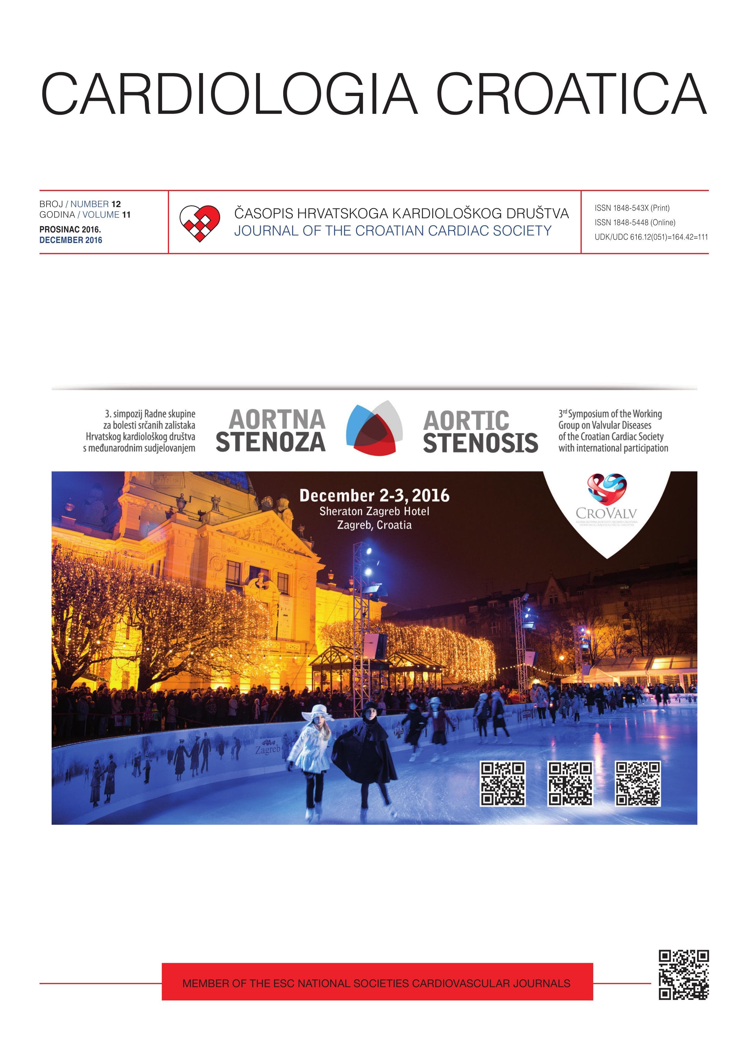 Cardiologia Croatica. 2016;11(12)